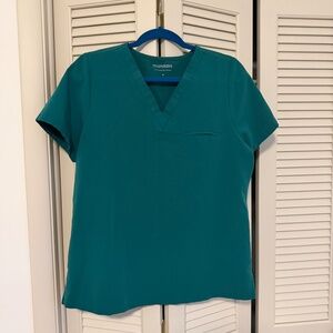 Hunter Green Mandala Scrub set